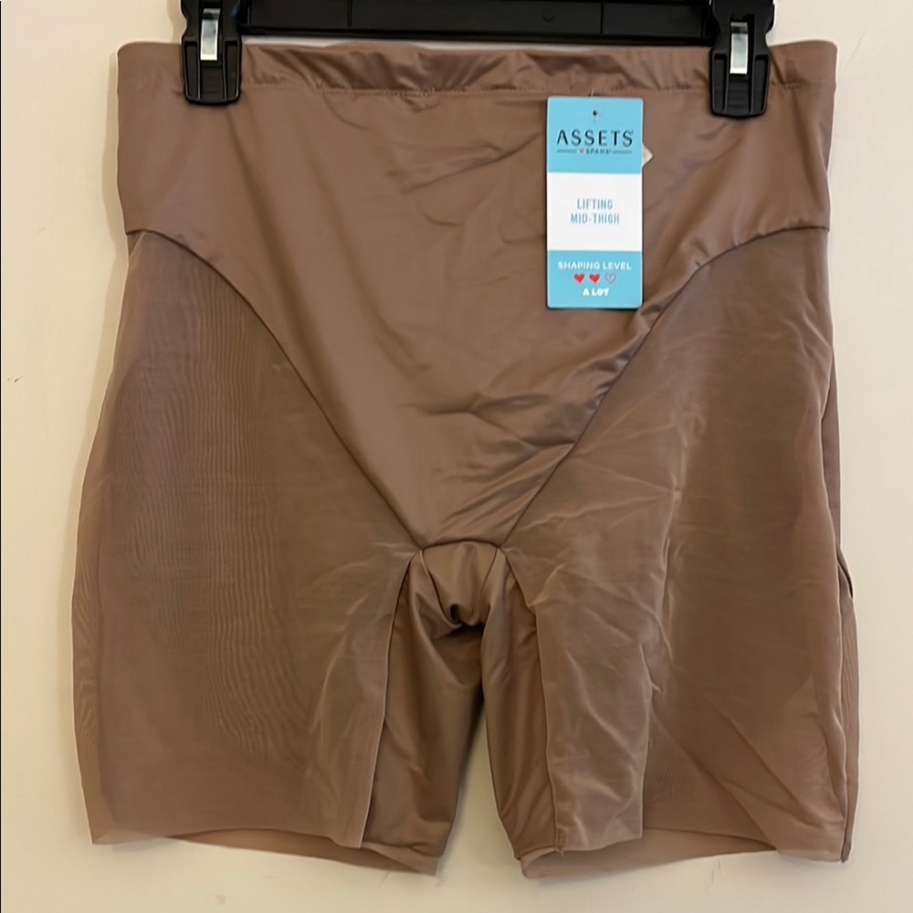 Spanx Assets Lifting Mid Thigh Shapewear Size XL